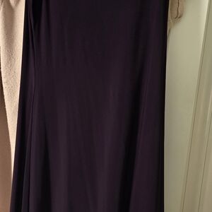 Scarlett Nite Purple Maxi A-Line Skirt for Cocktail